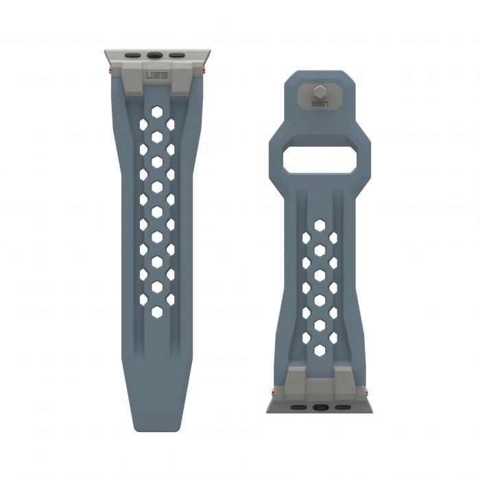 Ремінець UAG для Apple Watch Ultra 2/Ultra-49-45-44-42mm, Monarch, Cloud Blue/Titanium