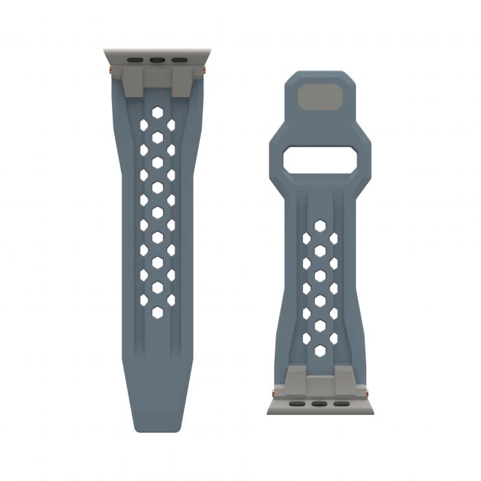 Ремінець UAG для Apple Watch Ultra 2/Ultra-49-45-44-42mm, Monarch, Cloud Blue/Titanium