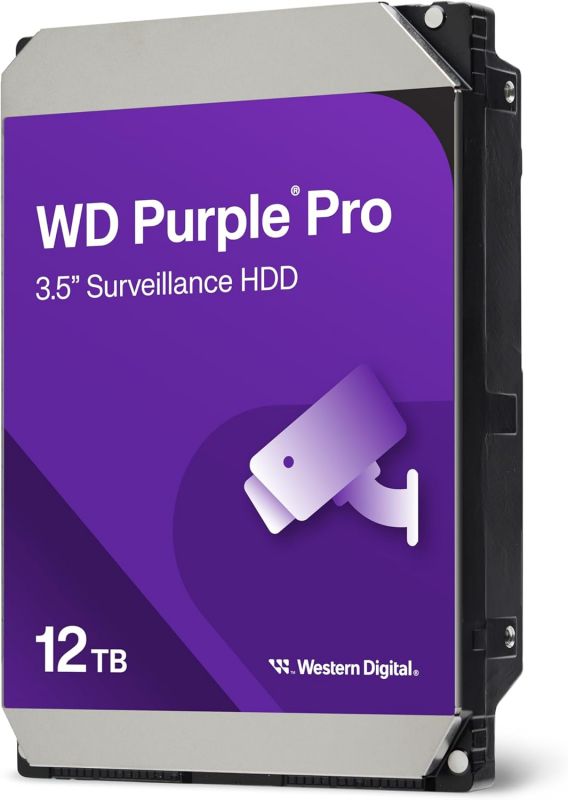 Жорсткий диск WD 12TB 3.5" 7200 512MB SATA Purple Pro Surveillance