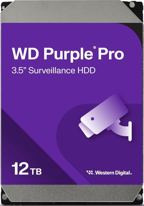 Жорсткий диск WD 12TB 3.5" 7200 512MB SATA Purple Pro Surveillance