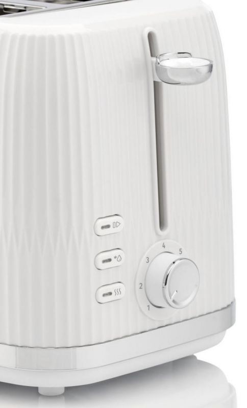 Тостер Gorenje, 850Вт, пластик/метал, білий