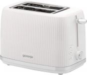 Тостер Gorenje, 850Вт, пластик/метал, білий