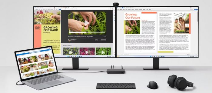 Док-станція із зарядним пристроєм Microsoft Docking Station 165 W - Thunderbolt 4