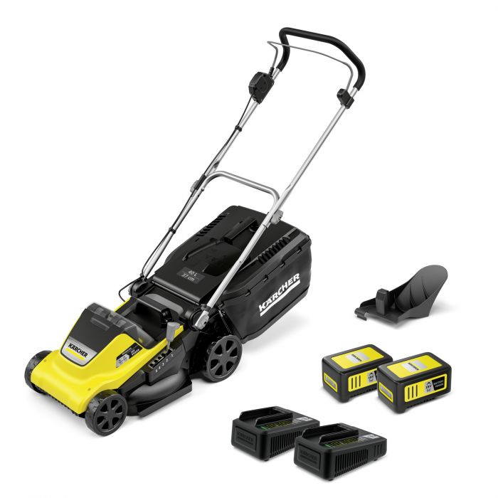 Газонокосарка акумуляторна Karcher LMO 4-18 Dual 18В 37см 25-65мм без АКБ та ЗП
