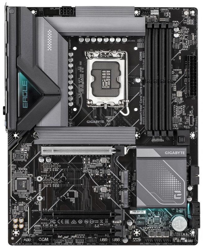 Материнська плата GIGABYTE B860 EAGLE WIFI6E s1851 B860 4xDDR5 M.2 Wi-Fi BT HDMI DP ATX