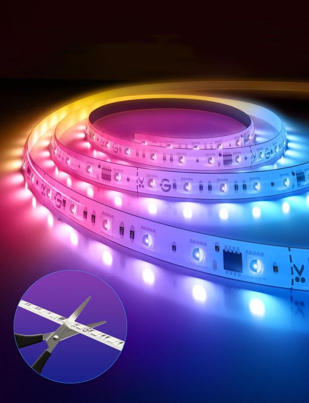 Стрічка світлодіодна розумна Govee H61F5 Strip Light 2 Pro, 5м, RGBWWIC, WI-FI/Bluetooth, білий