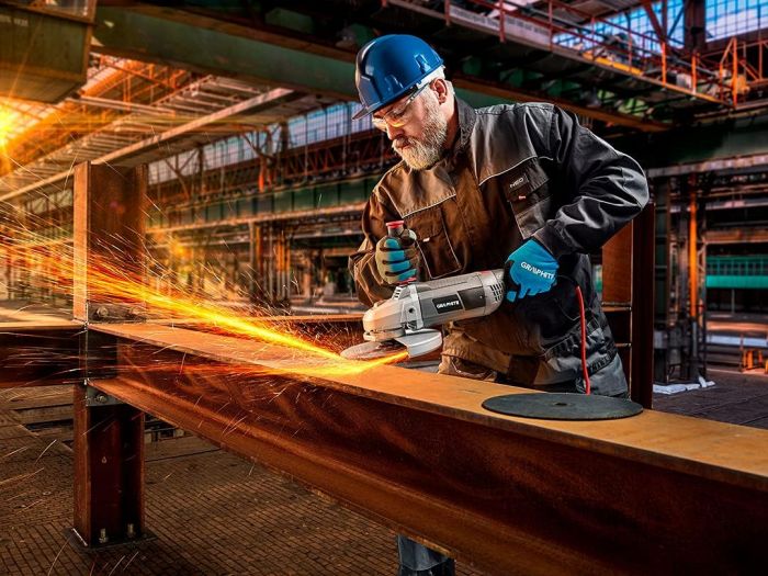 Шліфмашина кутова GRAPHITE 230мм 2350Вт 6500об·хв 4.85кг