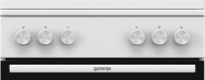 Плита Gorenje  газова, 72л, 60x60см, емальовані, з кришкою, білий