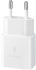 Зарядний пристрій мережевий Samsung 15Вт USB-С, кабель USB-C > USB-C, 1м, білий