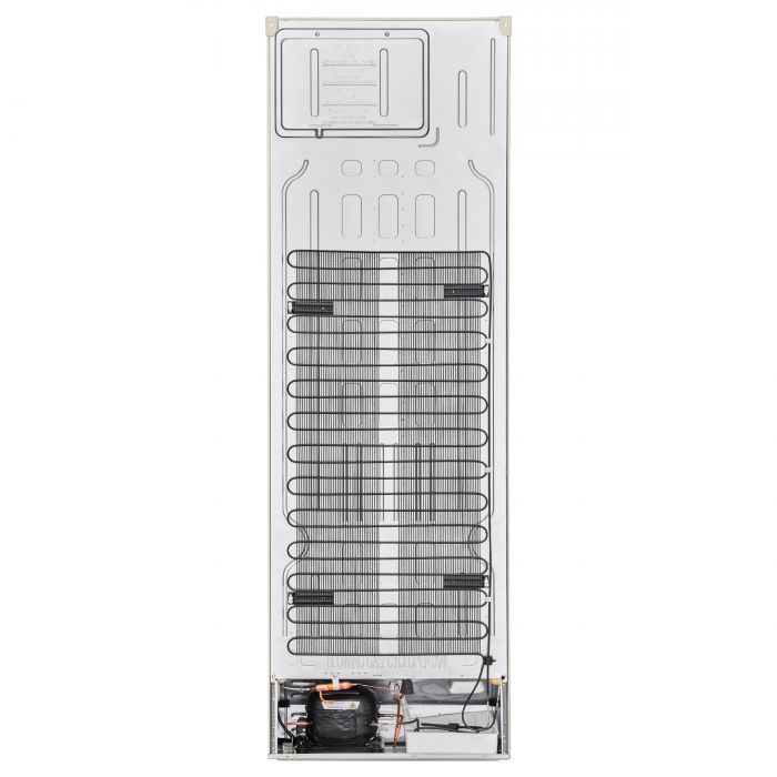 Холодильник LG з нижн. мороз., 186x60х68, холод.відд.-234л, мороз.відд.-110л, 2дв., А++, NF, інв., диспл зовн., Metal Fresh, бежевий