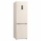 Холодильник LG з нижн. мороз., 186x60х68, холод.відд.-234л, мороз.відд.-110л, 2дв., А++, NF, інв., диспл зовн., Metal Fresh, бежевий