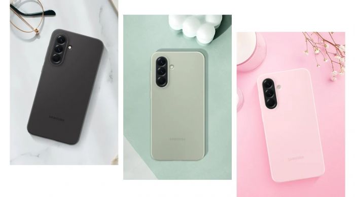 Чохол Samsung для Galaxy A56 (A566), Silicone Case, зелений