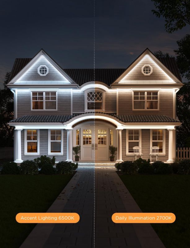 Стрічка світлодіодна розумна Govee H70A1 Phantasy Outdoor LED, 10м, RGBICWW, WI-FI/Bluetooth, білий