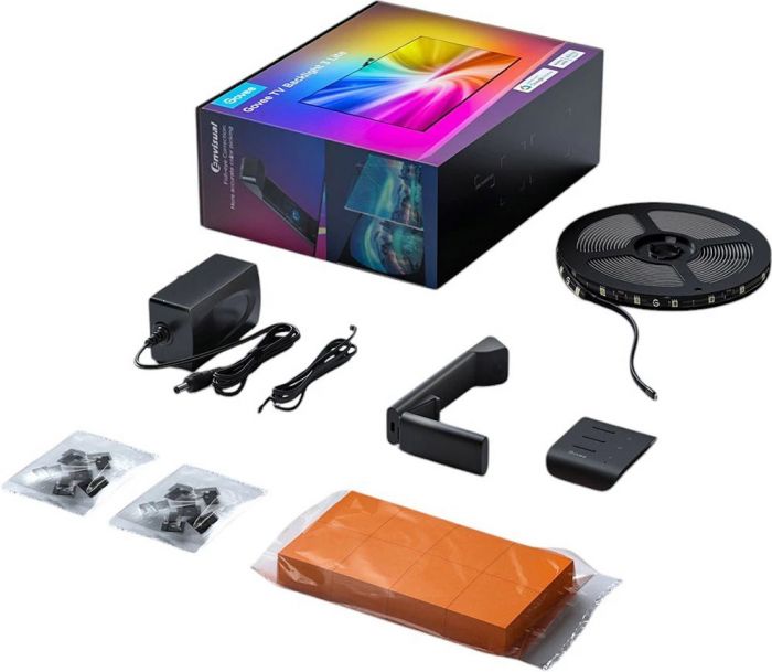 Набір адаптивного підсвічування Govee H6097 Backlight 3 Lite 40-50', RGBICW, WI-FI/Bluetooth, чорний