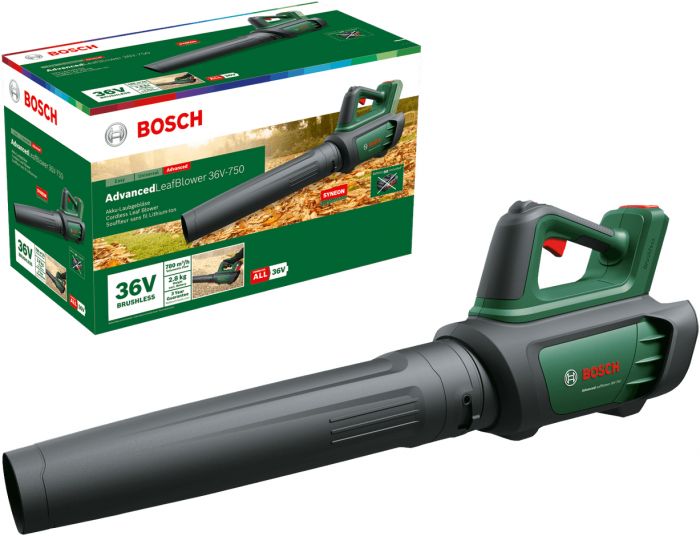 Повітродув садовий акумуляторний Bosch AdvancedLeafBlower 36V-750 200км/год 2.8кг без АКБ і ЗП