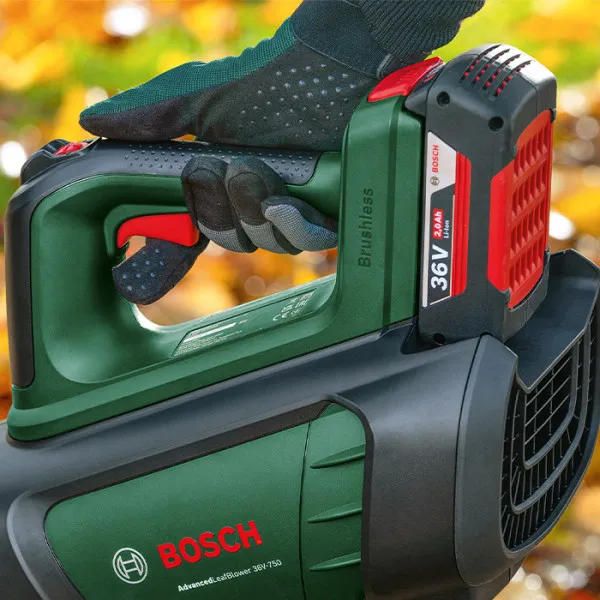 Повітродув садовий акумуляторний Bosch AdvancedLeafBlower 36V-750 200км/год 2.8кг без АКБ і ЗП