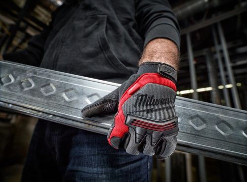 Рукавички робочі Milwaukee, Armortex, Smartswipe, поліестер/TPR/махрова тканина, р.11/XXL, чорні