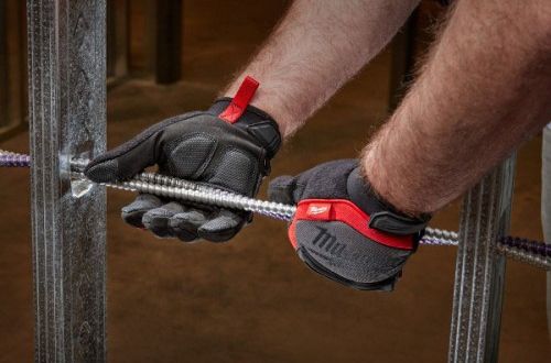 Рукавички робочі Milwaukee, Armortex, Smartswipe, поліестер/TPR/махрова тканина, р.11/XXL, чорні