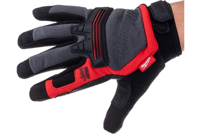 Рукавички робочі Milwaukee, Armortex, Smartswipe, поліестер/TPR/махрова тканина, р.11/XXL, чорні