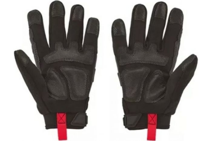 Рукавички робочі Milwaukee, Armortex, Smartswipe, поліестер/TPR/махрова тканина, р.11/XXL, чорні