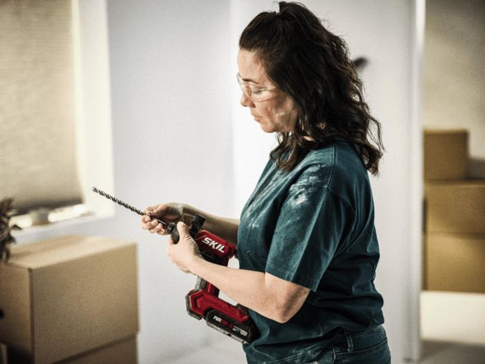 Перфоратор акумуляторний SKIL 3821 CA SDS-plus 20В безщітковий 1.5Дж 2 режими 1.55кг без АКБ та ЗП