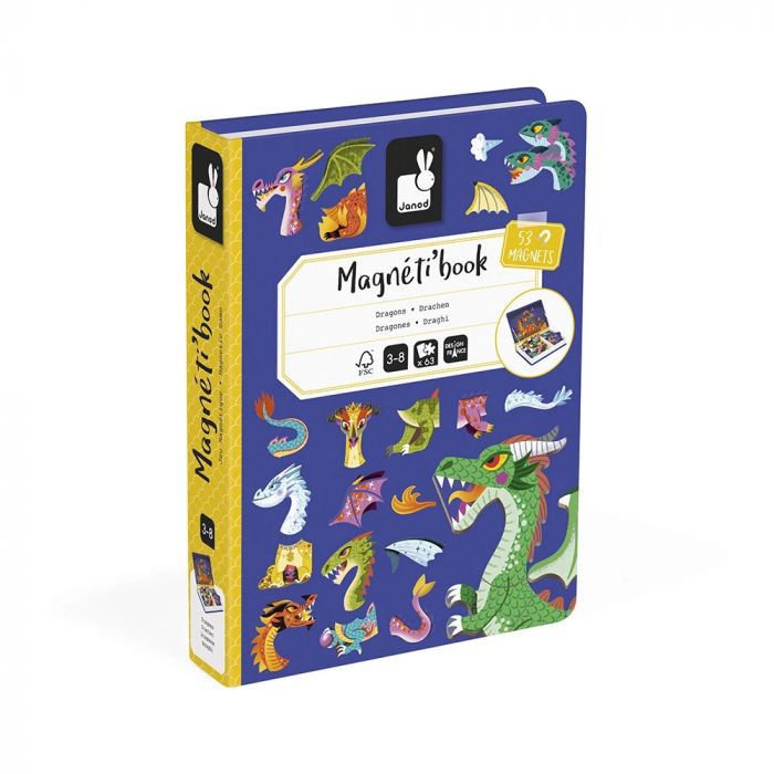 Магнітна книга Janod Дракони 53ел