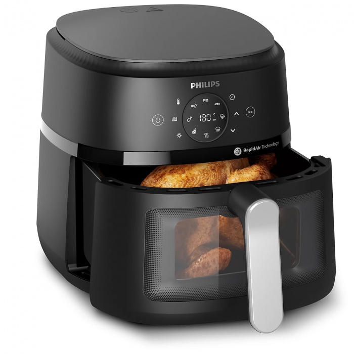Мультипіч Philips Ovi Series 2000 1700Вт, чаша-6.2л, сенсорне управл., 13 авто. программ, пластик, чорний