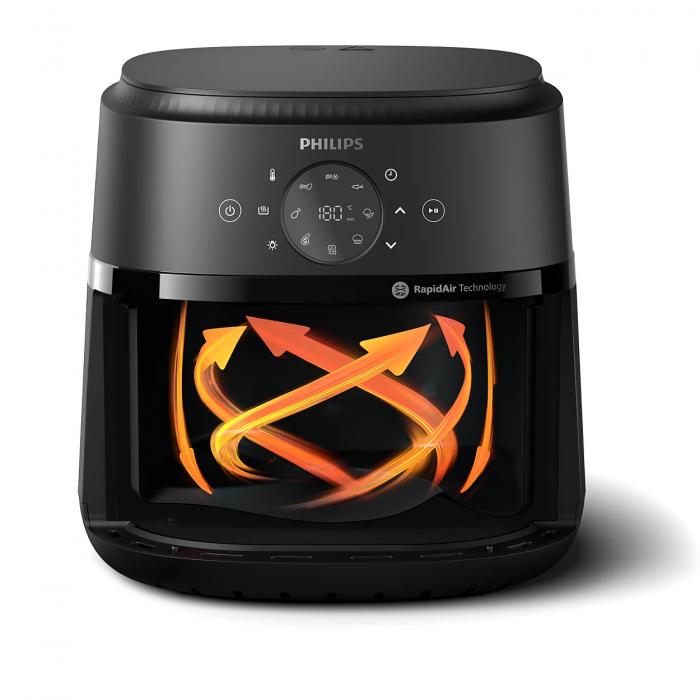 Мультипіч Philips Ovi Series 2000 1700Вт, чаша-6.2л, сенсорне управл., 13 авто. программ, пластик, чорний