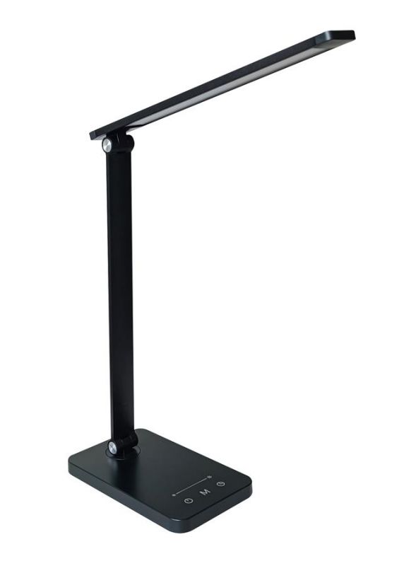 Лампа настільна Panan DISK FOLD SQ 6.5W 3000К 4000К 6500К з димером чорний