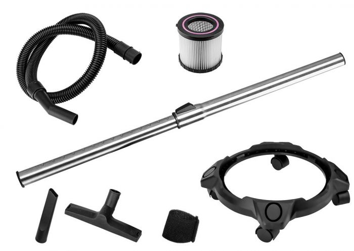 Пилосос професійний акумуляторний GRAPHITE Energy+ 18В, контейнер 20л, 4.03кг, без АКБ та ЗП