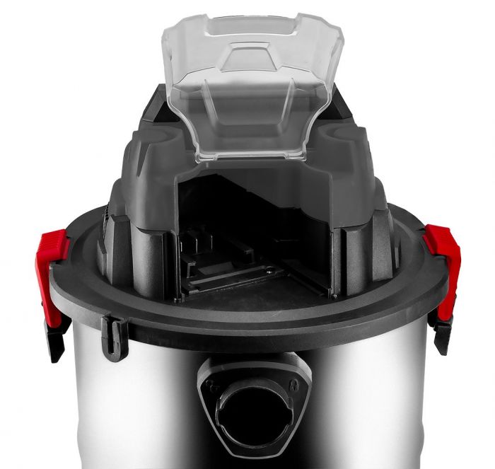 Пилосос професійний акумуляторний GRAPHITE Energy+ 18В, контейнер 20л, 4.03кг, без АКБ та ЗП