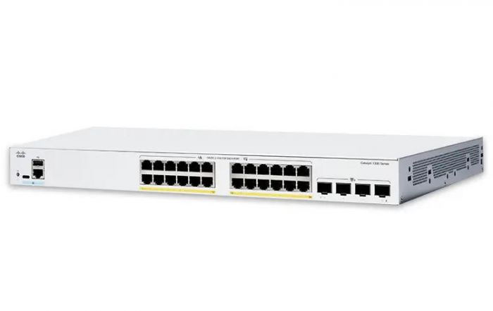 Комутатор Cisco Catalyst 1300 24xGE, 4x1G SFP