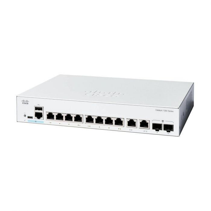 Комутатор Cisco Catalyst 1300 8xGE, Ext PS, 2x1G Combo