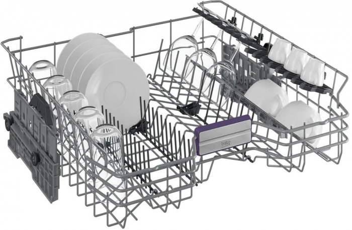 Посудомийна машина Beko вбудована, 15компл., A++, 60см, дисплей, 3й кошик,  білий