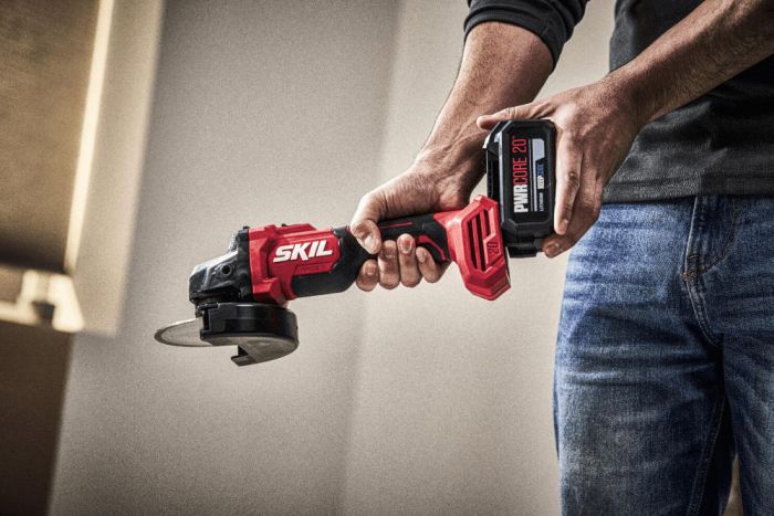 Шліфмашина кутова акумуляторна SKIL 3923 CA 125мм 20В безщіткова 10000об·хв плав. пуск 1.63кг без АКБ та ЗП