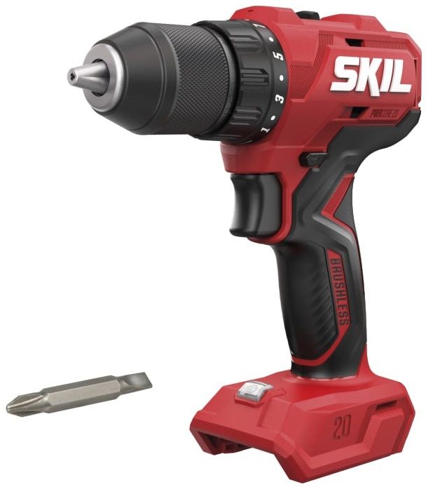 Шурупокрут-дриль акумуляторний SKIL 3011 CA 20В безщітковий 55Нм 450·1700об·хв 0.83кг без АКБ та ЗУ