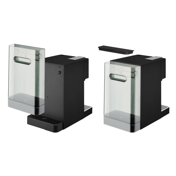 Кавоварка Catler капсульна Renzo 1.6л, капсули, мелена кава, сенсорне керування, автоматичний капучинатор, чорний