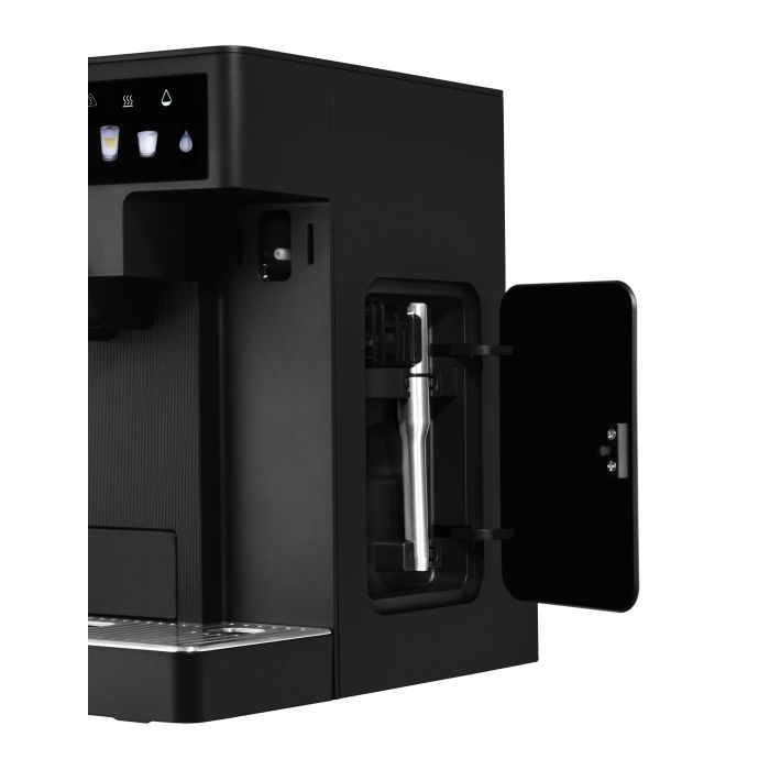 Кавоварка Catler капсульна Renzo 1.6л, капсули, мелена кава, сенсорне керування, автоматичний капучинатор, чорний