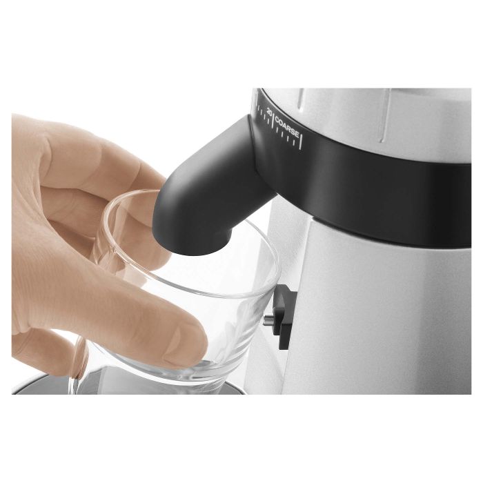 Кавомолка Catler жорнова, 150Вт, об'єм зерен-250г, 25 ступ.помолу, метал, сріблястий