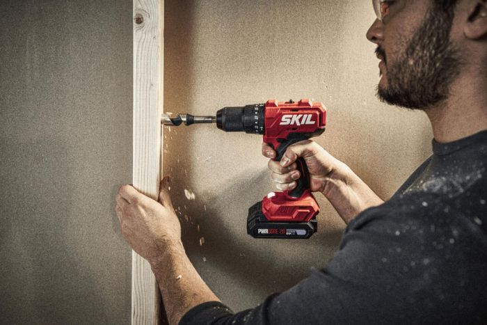 Шурупокрут-дриль ударний акумуляторний SKIL 3021 CA 20В безщітковий 55Нм 450·1700об·хв 0.92кг без АКБ та ЗУ