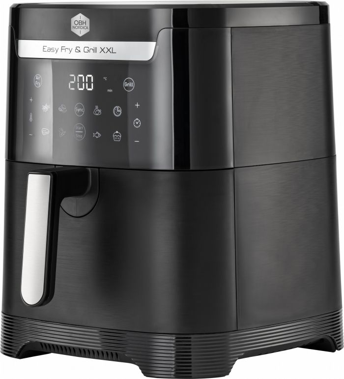 Мультипіч OBH Nordica EasyFry&Grill XXL, 1830Вт, чаша-6.5л, сенсорне керув., від 40°C до 200°C, пластик, чорний