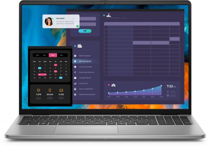 Ноутбук Dell Vostro 5640 16" FHD+ AG, Intel 5 120U, 16GB, F512GB, UMA, Lin, сірий