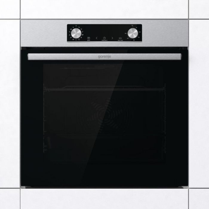 Комплект Gorenje (духовка + поверхня склокераміка BO6737E02X -нерж + ECT41SC- чорна), 738881