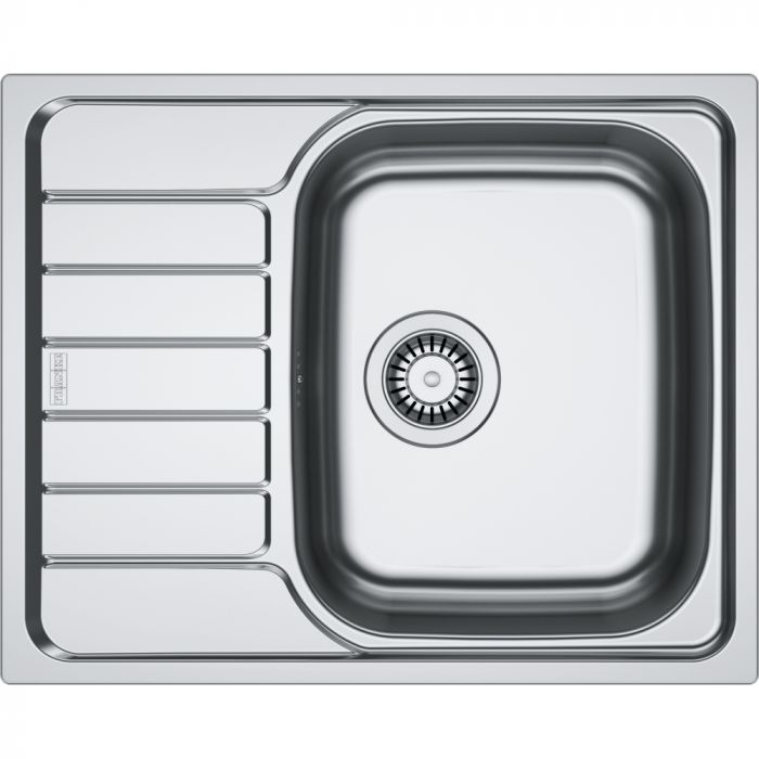 Мийка кухонна Franke Spark, нерж.сталь, прямокутник, з крилом, 620х500х160мм, чаша - 1, накладна, SKL 611-62, нерж декор