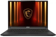 Ноутбук MSI Stealth A16 AI+ A3XWJG-084XUAC 16" QHD+ 240Hz OLED, Ryzen AI 9 HX 370_12C_24T, 32GB, F1TB, NVD5090-24, DOS, чорний