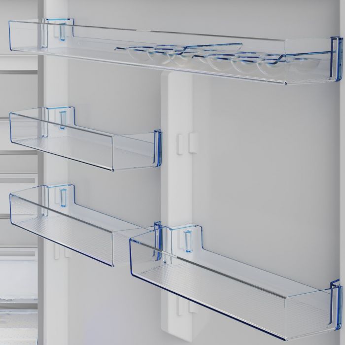 Холодильник Beko з нижн. мороз., 193x83x76, xолод.відд.-400л, мороз.відд.-170л, 2дв., А+, NF, HarvestFresh, інвертор, нерж