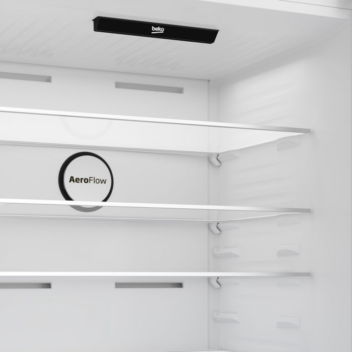 Холодильник Beko з нижн. мороз., 193x83x76, xолод.відд.-400л, мороз.відд.-170л, 2дв., А+, NF, HarvestFresh, інвертор, нерж