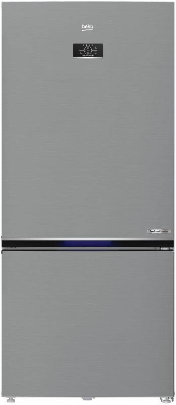 Холодильник Beko з нижн. мороз., 193x83x76, xолод.відд.-400л, мороз.відд.-170л, 2дв., А+, NF, HarvestFresh, інвертор, нерж