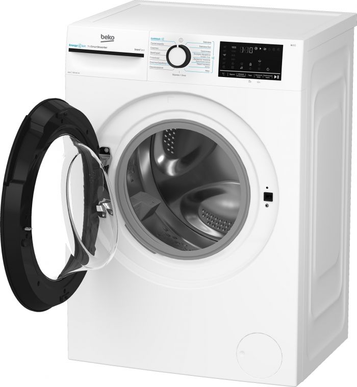 Пральна машина Beko фронтальна, 6кг, 1200, A+++, 45см, дисплей, інвертор, пара, білий
