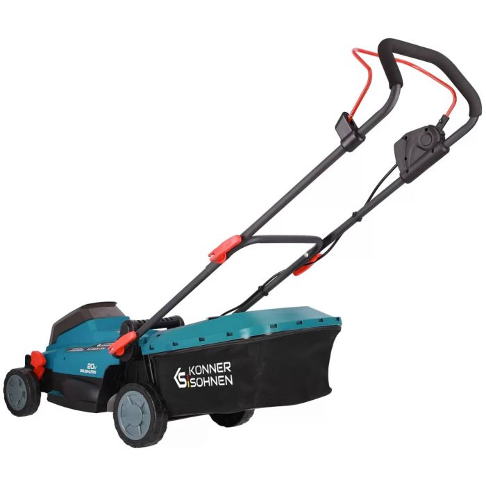 Газонокосарка акумуляторна Konner&Sohnen KS 33LM-20V 20В акб 1х4А·год 33см 30л 25-75мм 14кг